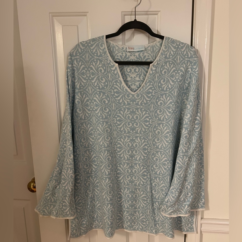 Cozy bell-sleeve pullover